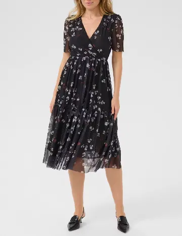 Rochie medie Cream, negru