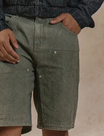 Pantaloni scurti SHEIN, verde