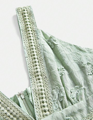 Rochie lunga Anewsta, verde