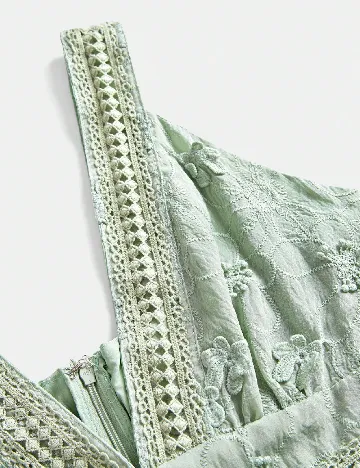 Rochie lunga Anewsta, verde