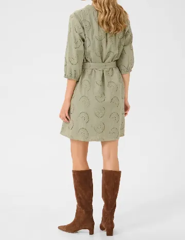 Rochie scurta Cream, verde