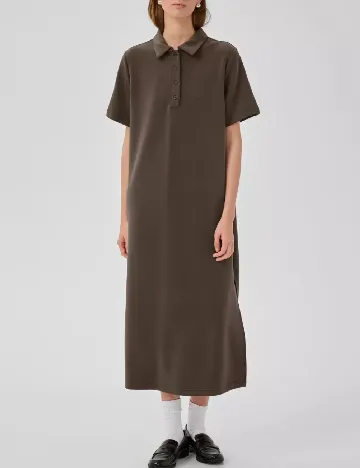 Rochie medie My Essential Wardrobe, maro