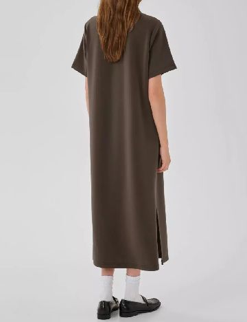 Rochie medie My Essential Wardrobe, maro
