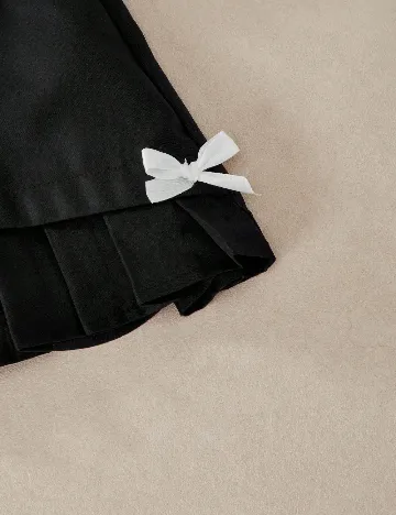 Compleu Shein Kids, alb/negru