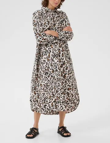 Rochie medie Part Two, animal print