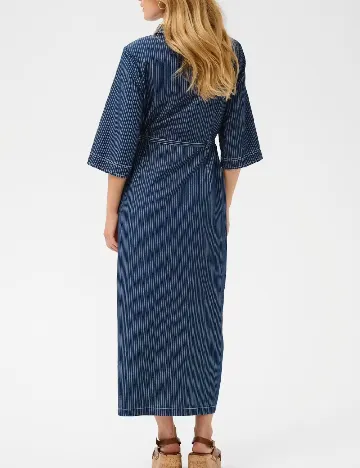 Rochie medie Cream, albastru