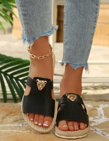 Slapi SHEIN, negru