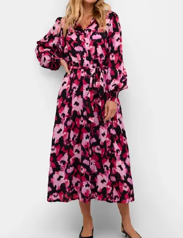 Rochie medie Kaffe, roz