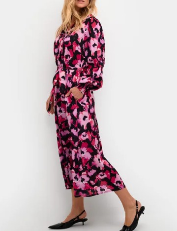 Rochie medie Kaffe, roz