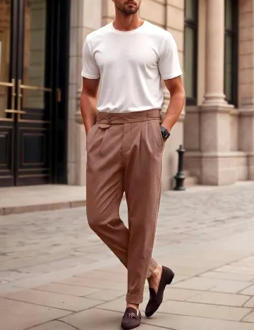 Pantaloni SHEIN, maro