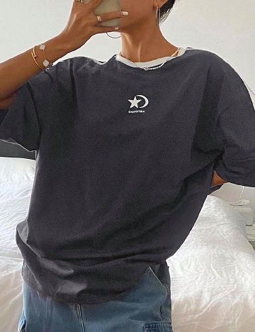 Tricou Dazy, gri