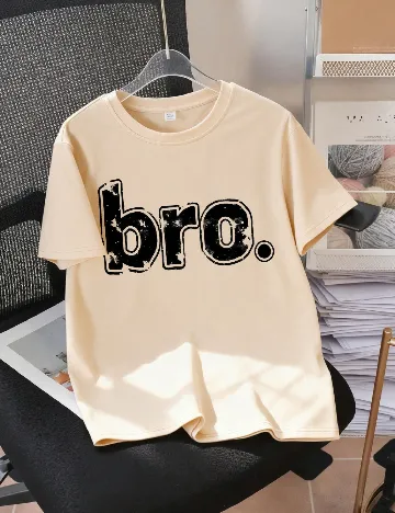 Tricou Oversize Shein Kids, crem