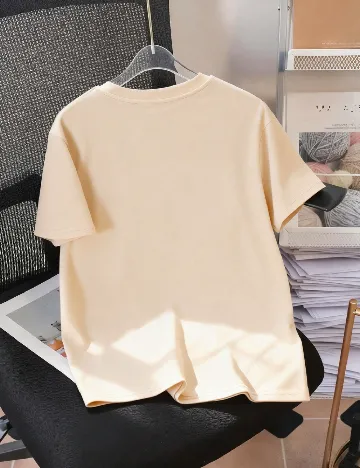 Tricou Oversize Shein Kids, crem