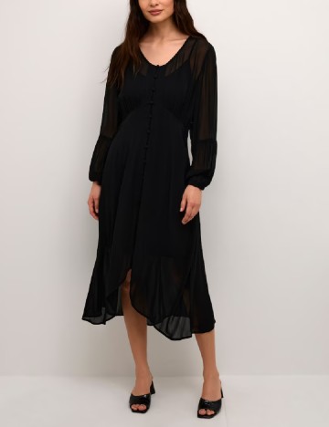 Rochie medie Cream, negru