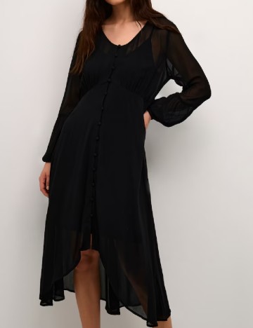 Rochie medie Cream, negru