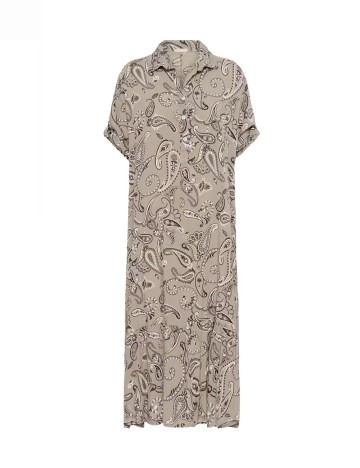 Rochie medie Bon a Parte, gri