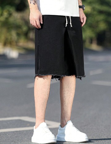 Pantaloni scurti SHEIN, negru