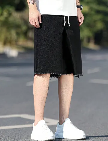 Pantaloni scurti SHEIN, negru