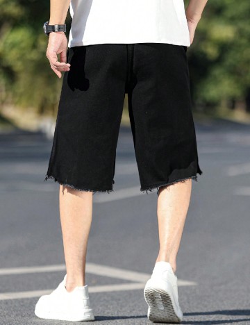 Pantaloni scurti SHEIN, negru