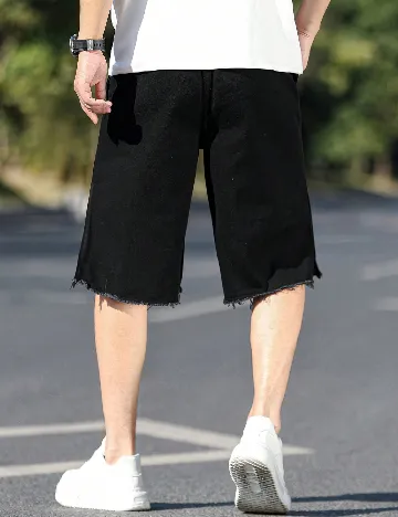 Pantaloni scurti SHEIN, negru