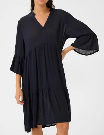 Rochie medie Kaffe, bleumarin
