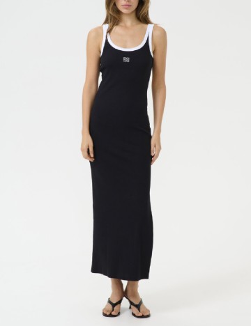Rochie lunga Gestuz, negru