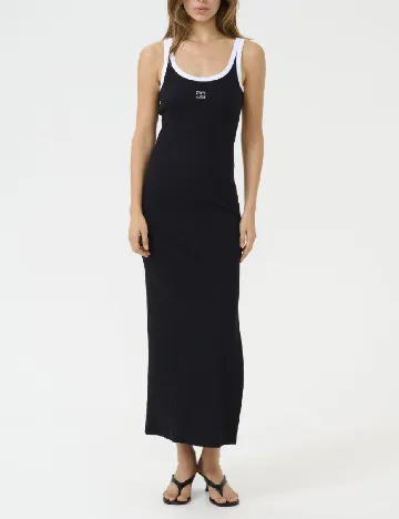 Rochie lunga Gestuz, negru