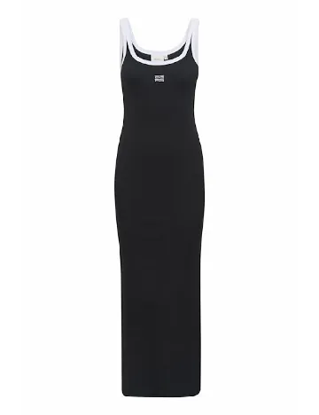 Rochie lunga Gestuz, negru