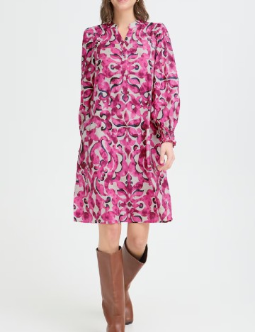 Rochie medie Fransa, roz