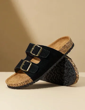 Slapi SHEIN, negru