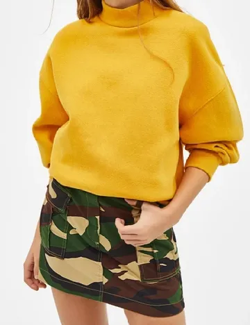 Fusta Bershka, army