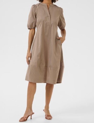 Rochie scurta Culture, maro