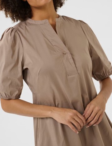 Rochie scurta Culture, maro