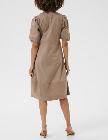 Rochie scurta Culture, maro