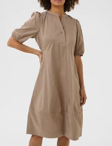 Rochie scurta Culture, maro