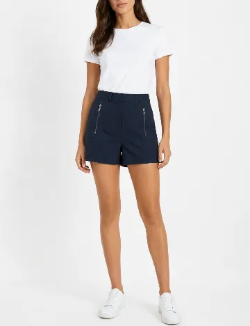 Pantaloni scurti Bershka, bleumarin