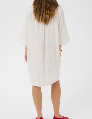 Rochie scurta Cream, alb