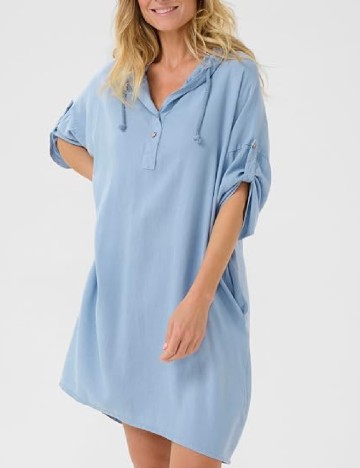 Rochie scurta Cream, albastru