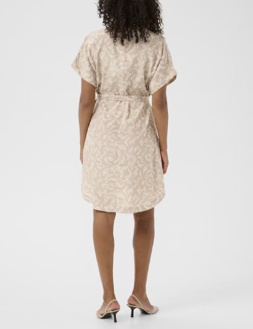 Rochie scurta Kaffe, bej