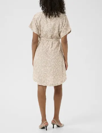 Rochie scurta Kaffe, bej