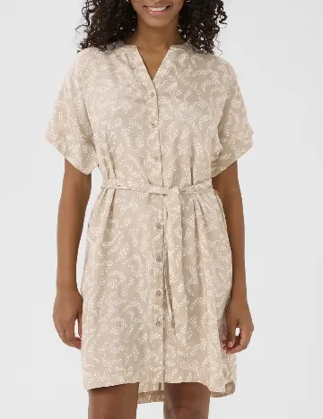 Rochie scurta Kaffe, bej