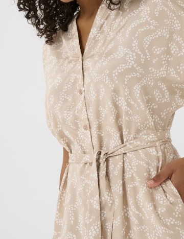 Rochie scurta Kaffe, bej