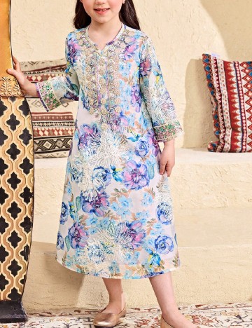 Rochie Shein Kids, mix culori