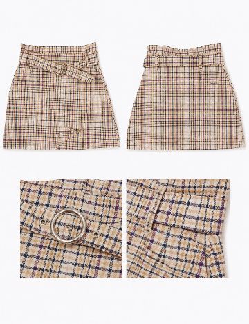 Fusta Bershka, mix culori
