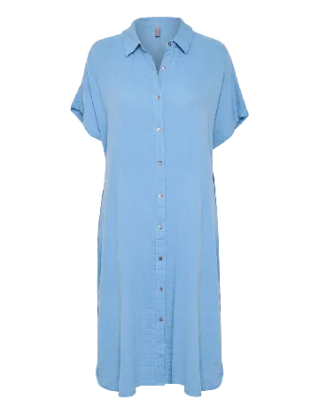 Rochie medie Culture, albastru