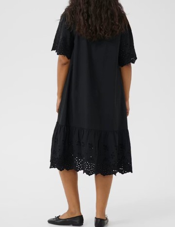 Rochie medie Kaffe Curve, negru
