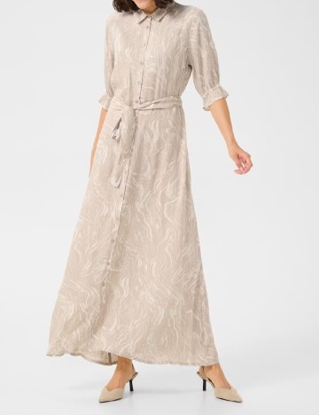 Rochie lunga Kaffe, bej