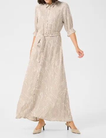 Rochie lunga Kaffe, bej