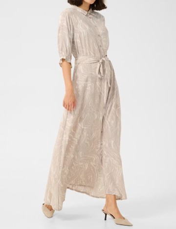 Rochie lunga Kaffe, bej