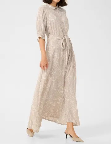 Rochie lunga Kaffe, bej